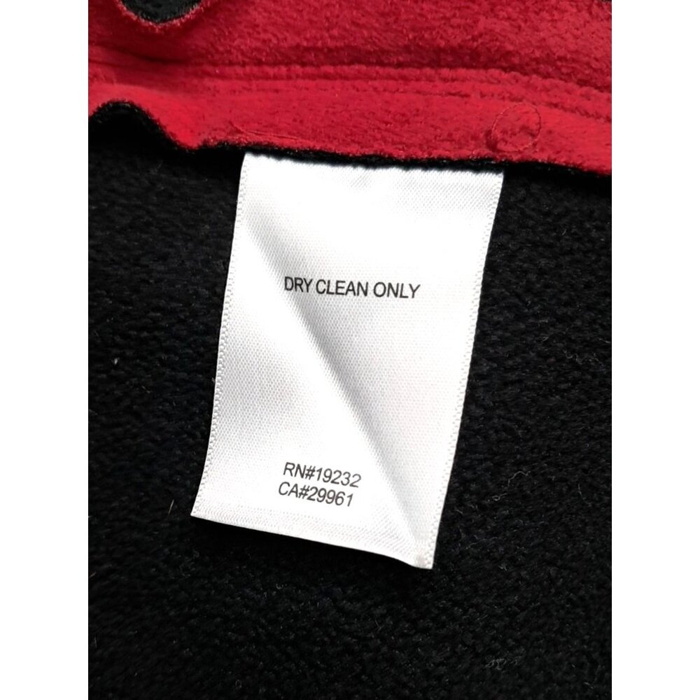 Alfred Dunner Jacket Womens 12P Crimson Faux Suede Ebony Trim NWT 90s 2000s - Picture 3 of 10